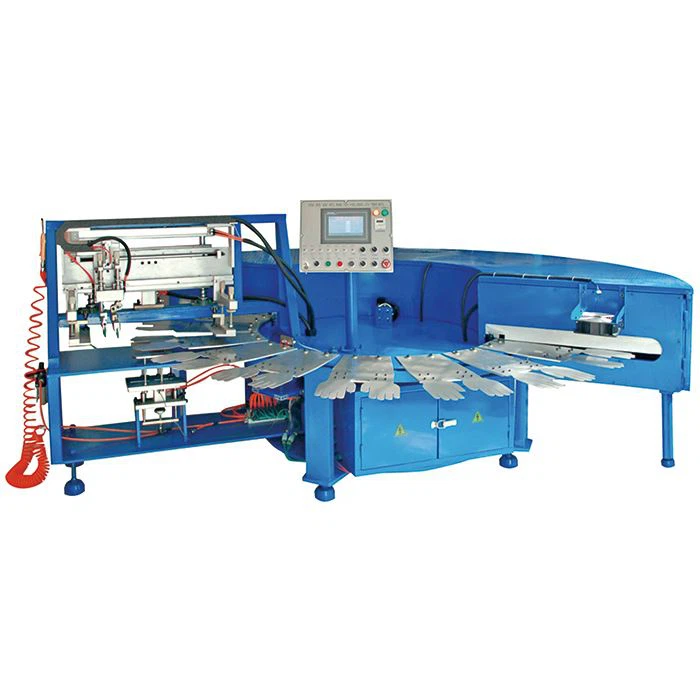 Auto Rotary Steam Gloves Dotting Machine